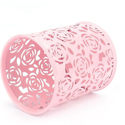 HEAT Schreibtisch-stiftehalter Mit Rosa Blumenmuster, Stifte- Und Bleistiftaufbewahrung, Schreibtisch-organizer, Einzelpackung HEAT Schreibtisch-stiftehalter Mit Rosa Blumenmuster, Stifte- Und Bleistiftaufbewahrung, Schreibtisch-organizer, Einzelpackung