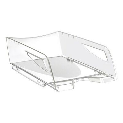 LIDERPAPEL Bandeja Sobremesa Cep Maxi De Gran Capacidad 386x270x115 Mm Plastico Transparente LIDERPAPEL Bandeja Sobremesa Cep Maxi De Gran Capacidad 386x270x115 Mm Plastico Transparente