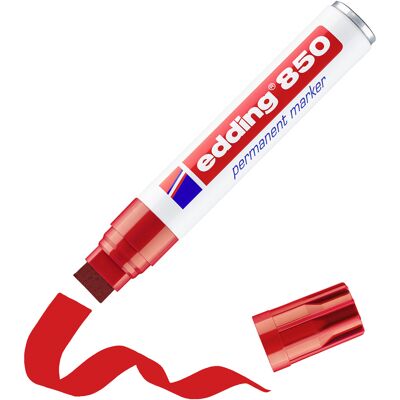 850 Permanent Marker Rot Marker - Edding 850 Permanent Marker Rot Marker - Edding