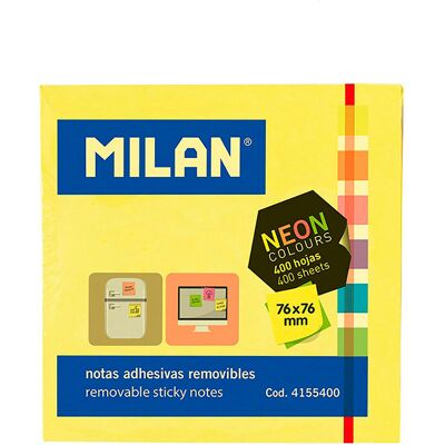Milan - 400er Pack Haftnotizen, 76x76mm, Fluoreszierende Farben Mailand Milan - 400er Pack Haftnotizen, 76x76mm, Fluoreszierende Farben Mailand