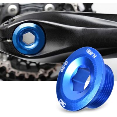 HEAT Vis De Fixation De Manivelle De Vélo Gub En Alliage D'Aluminium Durable (bleue) HEAT Vis De Fixation De Manivelle De Vélo Gub En Alliage D'Aluminium Durable (bleue)