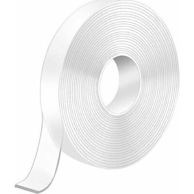 ENLENK 3m Scotch Extra Starkes Doppelseitiges Klebeband, 3m X 3cm X 1mm Scotch Transparentes Waschbares, Wiederverwendbares Doppelseitiges Klebeband Für Bilderaufhängung ENLENK 3m Scotch Extra Starkes Doppelseitiges Klebeband, 3m X 3cm X 1mm Scotch Transparentes Waschbares, Wiederverwendbares Doppelseitiges Klebeband Für Bilderaufhängung
