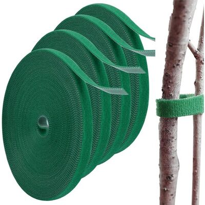 NO BRAND Rollen 10 Mm X 10 M Dickes, Wiederverwendbares Klettband Mit Haken Zur Pflanzenbefestigung NO BRAND Rollen 10 Mm X 10 M Dickes, Wiederverwendbares Klettband Mit Haken Zur Pflanzenbefestigung