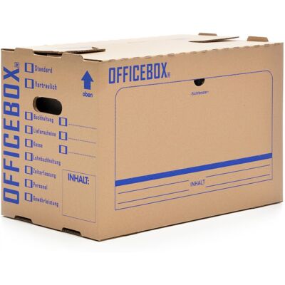 KK VERPACKUNGEN 10 X Officebox® Archivbox Officebox Ordnerkarton Archivkarton Mit Sichtfenster Braun KK VERPACKUNGEN 10 X Officebox® Archivbox Officebox Ordnerkarton Archivkarton Mit Sichtfenster Braun