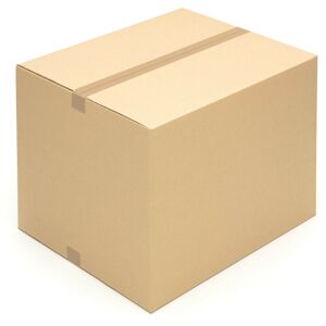 Kk Verpackungen - 5 Faltkartons 600 x 500 x 500 mm Kartons 2-wellig Versandkartons Rillung bei 200/300/400 mm - Braun