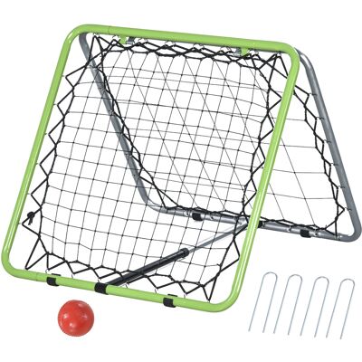 OEM Fußball Rebounder Kickback Tor Rückprallwand Netz Für Baseball Basketball Beidseitiger Rückprall Verstellbar In 5 Stufen Metall Grün+schwarz 75 X 75 X 64 Cm OEM Fußball Rebounder Kickback Tor Rückprallwand Netz Für Baseball Basketball Beidseitiger Rückprall Verstellbar In 5 Stufen Metall Grün+schwarz 75 X 75 X 64 Cm