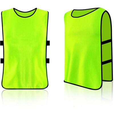 HEAT Lot De 12 Maillots Et Bavoirs Respirants Pour Adultes, Idéaux Pour L'Entraînement Au Football, Au Volley-ball Et Au Soccer. HEAT Lot De 12 Maillots Et Bavoirs Respirants Pour Adultes, Idéaux Pour L'Entraînement Au Football, Au Volley-ball Et Au Soccer.