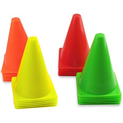 NO BRAND 7-zoll-verkehrskegel Aus Kunststoff, Geeignet Für Fußball, Skaten, Rugby, Basketball, Sporttraining, Als Markierungskegel Für Indoor- Und Outdoor-spiele. NO BRAND 7-zoll-verkehrskegel Aus Kunststoff, Geeignet Für Fußball, Skaten, Rugby, Basketball, Sporttraining, Als Markierungskegel Für Indoor- Und Outdoor-spiele.