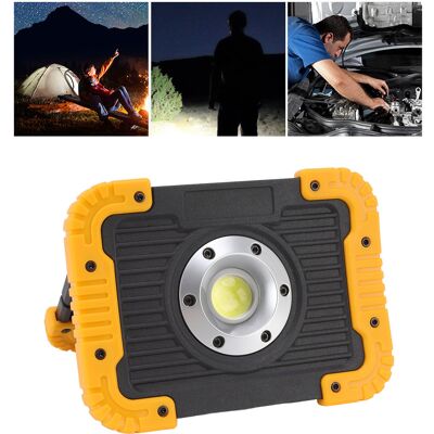 JUTE Cob-arbeitsleuchte, Notfall-taschenlampe, Tragbarer Scheinwerfer, Usb-aufladbar, 180° Drehbarer Ständer, Wasserdicht, Ideal Für Den Einsatz Im Freien, Camping, Wandern, Fahrzeuginspektion Und Notfallr JUTE Cob-arbeitsleuchte, Notfall-taschenlampe, Tragbarer Scheinwerfer, Usb-aufladbar, 180° Drehbarer Ständer, Wasserdicht, Ideal Für Den Einsatz Im Freien, Camping, Wandern, Fahrzeuginspektion Und Notfallr