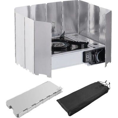 OEM Faltbarer Windschutz Aus Aluminium, 12 Windschutzpaneele Für Campingkocher, Tragbarer Windschutz Mit Aufbewahrungstasche, Für Camping, Picknick Und Gaskocher OEM Faltbarer Windschutz Aus Aluminium, 12 Windschutzpaneele Für Campingkocher, Tragbarer Windschutz Mit Aufbewahrungstasche, Für Camping, Picknick Und Gaskocher