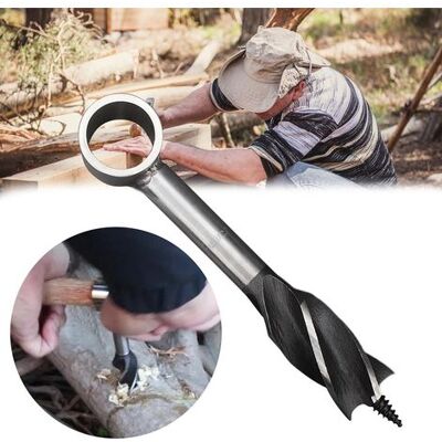 HEAT Handbohrer Aus Kohlenstoffstahl, Überlebenswerkzeug Für Siedler, Manuelles Lochwerkzeug, Multitool Für Bushcraft, Camping Und Outdoor-rucksackausrüstung HEAT Handbohrer Aus Kohlenstoffstahl, Überlebenswerkzeug Für Siedler, Manuelles Lochwerkzeug, Multitool Für Bushcraft, Camping Und Outdoor-rucksackausrüstung