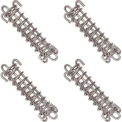 ENLENK Schattenspender-befestigungen Für Zelt, Segel, Seil, Robuste Feder, Trampoline, 4 Stück Metallzubehör, Federn Für Camping Im Freien, Wandern, Reisen, Picknick, Strandzelt, Vordach ENLENK Schattenspender-befestigungen Für Zelt, Segel, Seil, Robuste Feder, Trampoline, 4 Stück Metallzubehör, Federn Für Camping Im Freien, Wandern, Reisen, Picknick, Strandzelt, Vordach