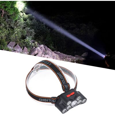 JUTE Wiederaufladbare Led-stirnlampe, Ultrahelle, Hochintensive Outdoor-stirnlampe, 7-flammige Stirnlampe Mit Großer Reichweite. JUTE Wiederaufladbare Led-stirnlampe, Ultrahelle, Hochintensive Outdoor-stirnlampe, 7-flammige Stirnlampe Mit Großer Reichweite.
