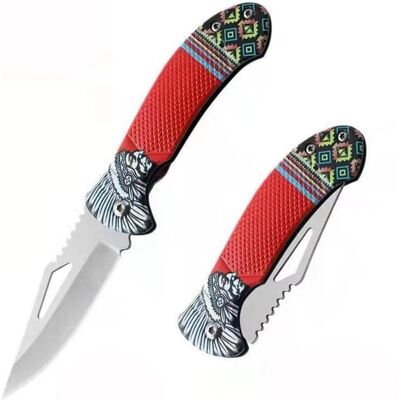 LUXUSKOLLEKTION Klappmesser Rot Edelstahl Für Camping, Wandern, Outdoor, Geschenk Für Männer LUXUSKOLLEKTION Klappmesser Rot Edelstahl Für Camping, Wandern, Outdoor, Geschenk Für Männer