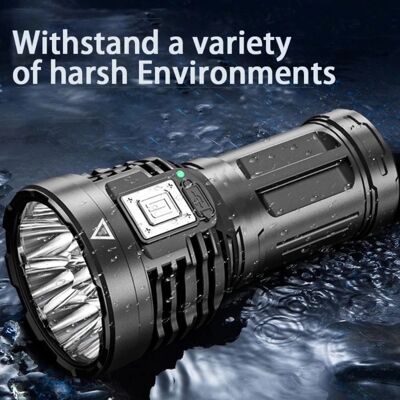 HEAT Led-outdoor-taschenlampe, Usb-aufladbar, Superhell, Ideal Für Camping, Angeln Und Wandern. HEAT Led-outdoor-taschenlampe, Usb-aufladbar, Superhell, Ideal Für Camping, Angeln Und Wandern.