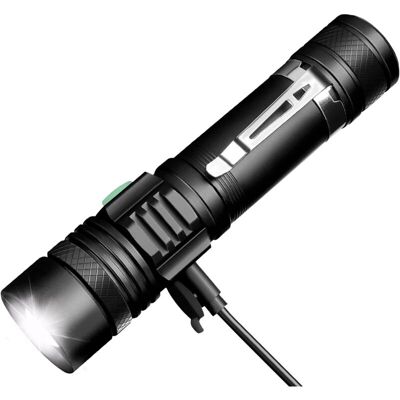 OEM Usb-wiederaufladbare Led-taschenlampe, Leistungsstarke 600-lm-taschenlampe Mit Zoomfunktion, 4 Einstellbare Helligkeitsstufen Für Haushalt, Camping, Wandern Und Notfälle (batterie Enthalten) OEM Usb-wiederaufladbare Led-taschenlampe, Leistungsstarke 600-lm-taschenlampe Mit Zoomfunktion, 4 Einstellbare Helligkeitsstufen Für Haushalt, Camping, Wandern Und Notfälle (batterie Enthalten)