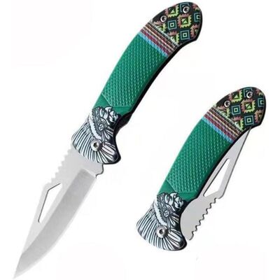 LUXUSKOLLEKTION Klappmesser Grün Edelstahl 4cr13 Für Camping, Wandern, Outdoor LUXUSKOLLEKTION Klappmesser Grün Edelstahl 4cr13 Für Camping, Wandern, Outdoor