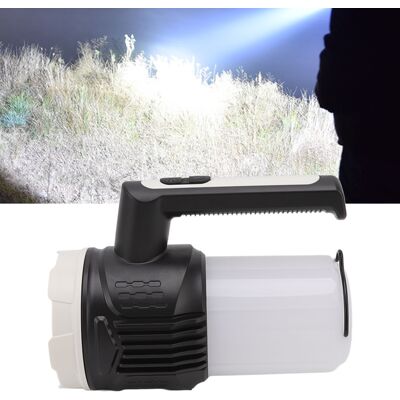 JUTE Tragbarer Led-suchscheinwerfer Mit Starkem Lichtstrahl, Großer Reichweite, Extrem Hell Und Wiederaufladbar Für Outdoor-camping JUTE Tragbarer Led-suchscheinwerfer Mit Starkem Lichtstrahl, Großer Reichweite, Extrem Hell Und Wiederaufladbar Für Outdoor-camping