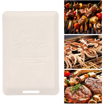 JUTE Mini-grillpfanne Für Draußen, Ideal Zum Wandern, Angeln, Grillen, Fischbraten, Camping, Steakpfanne, Teppanyaki-pfanne, Cremeweiß JUTE Mini-grillpfanne Für Draußen, Ideal Zum Wandern, Angeln, Grillen, Fischbraten, Camping, Steakpfanne, Teppanyaki-pfanne, Cremeweiß