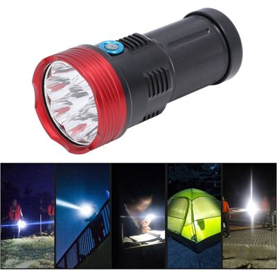 JUTE Hochleistungs-taschenlampe Mit 9 Leds, 8000 Lm Leuchtkraft, Drei Leuchtmodi, Wasserdicht Für Den Einsatz Im Freien, Abenteuer, Reisen, Wandern, Camping, Notfälle, Auch Als Notfall-taschenlampe Für Zu JUTE Hochleistungs-taschenlampe Mit 9 Leds, 8000 Lm Leuchtkraft, Drei Leuchtmodi, Wasserdicht Für Den Einsatz Im Freien, Abenteuer, Reisen, Wandern, Camping, Notfälle, Auch Als Notfall-taschenlampe Für Zu