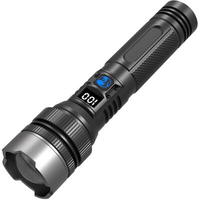 OEM Wasserdichte, Wiederaufladbare Taschenlampe Mit 1800 Mah, Usb-c-anschluss, Led-beleuchtung, Einstellbarem Fokus Und Drehbarem Kopf Für Camping, Wandern Und Notfälle OEM Wasserdichte, Wiederaufladbare Taschenlampe Mit 1800 Mah, Usb-c-anschluss, Led-beleuchtung, Einstellbarem Fokus Und Drehbarem Kopf Für Camping, Wandern Und Notfälle