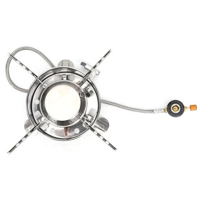HEAT Brs-10 Tragbarer, Windfester Gaskocher Für Den Außenbereich, Faltbar, Für Camping, Wandern Und Klettern HEAT Brs-10 Tragbarer, Windfester Gaskocher Für Den Außenbereich, Faltbar, Für Camping, Wandern Und Klettern