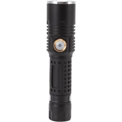 HEAT Led-taschenlampe Mit Hoher Helligkeit (800 Lumen), 3 Leuchtmodi, Drehbarem Zoom, Usb-aufladbar, Mit Metallclip Für Camping HEAT Led-taschenlampe Mit Hoher Helligkeit (800 Lumen), 3 Leuchtmodi, Drehbarem Zoom, Usb-aufladbar, Mit Metallclip Für Camping