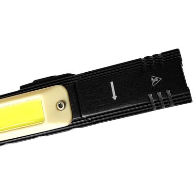 HEAT Faltbare Taschenlampe Mit Hoher Helligkeit, Wiederaufladbar, Multifunktional, Aus Aluminiumlegierung, Magnetischer Kopf, Kleines Modell HEAT Faltbare Taschenlampe Mit Hoher Helligkeit, Wiederaufladbar, Multifunktional, Aus Aluminiumlegierung, Magnetischer Kopf, Kleines Modell