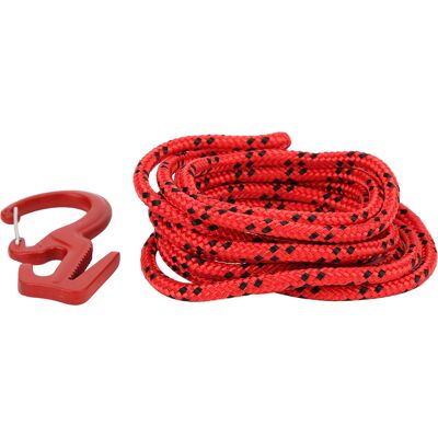 HEAT Zinklegierung Outdoor Camping Klettern Wandern 9 Karabiner Seilspanner Schnellverschluss Haken Mit Federhaken Rot HEAT Zinklegierung Outdoor Camping Klettern Wandern 9 Karabiner Seilspanner Schnellverschluss Haken Mit Federhaken Rot