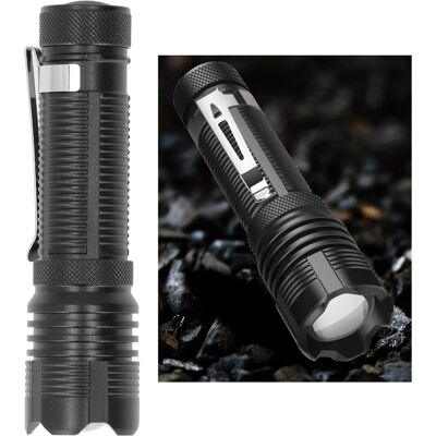 JUTE Xhp50 Quad-core Zoom-teleskop-taschenlampe Für Den Outdoor-einsatz Mit Stiftclip, Mini-taschenlampe, Tragbar Und Wasserdicht, Für Outdoor-aktivitäten, Abenteuer, Reisen, Wandern, Camping, Notfalltasch JUTE Xhp50 Quad-core Zoom-teleskop-taschenlampe Für Den Outdoor-einsatz Mit Stiftclip, Mini-taschenlampe, Tragbar Und Wasserdicht, Für Outdoor-aktivitäten, Abenteuer, Reisen, Wandern, Camping, Notfalltasch