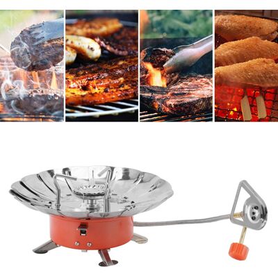 JUTE Tragbarer Mini-bergkocher, Camping-set, Tragbarer Gaskocher JUTE Tragbarer Mini-bergkocher, Camping-set, Tragbarer Gaskocher