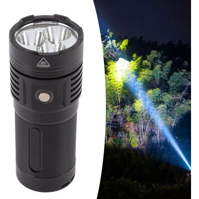 JUTE Wasserdichte Led-taschenlampe (ipx6), 5 Leuchtmodi, Leistungsstark (8000 Lm), Ideal Zum Bergsteigen, Campen Und Wandern. JUTE Wasserdichte Led-taschenlampe (ipx6), 5 Leuchtmodi, Leistungsstark (8000 Lm), Ideal Zum Bergsteigen, Campen Und Wandern.