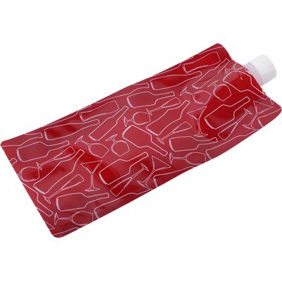 HEAT 750 Ml Tragbare, Faltbare Wasserflaschentasche Für Outdoor-sportarten Wie Wandern, Radfahren Und Camping HEAT 750 Ml Tragbare, Faltbare Wasserflaschentasche Für Outdoor-sportarten Wie Wandern, Radfahren Und Camping