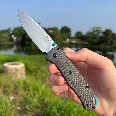 LUXUSKOLLEKTION Klappmesser S90v Klinge Kohlefasergriff 16,3cm Outdoor Wandern Camping LUXUSKOLLEKTION Klappmesser S90v Klinge Kohlefasergriff 16,3cm Outdoor Wandern Camping