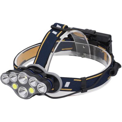 HEAT Wiederaufladbare, Superhelle Stirnlampe Mit 8 Leds, Wasserdicht (ipx4), Taschenlampe HEAT Wiederaufladbare, Superhelle Stirnlampe Mit 8 Leds, Wasserdicht (ipx4), Taschenlampe