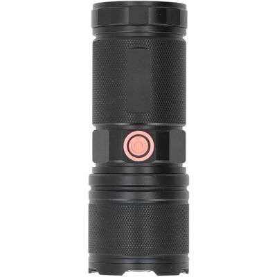 HEAT Usb-lade-taschenlampe Mit Laser-zoom, Aluminiumlegierung, Wellensensor, 5400 Mah Akku HEAT Usb-lade-taschenlampe Mit Laser-zoom, Aluminiumlegierung, Wellensensor, 5400 Mah Akku