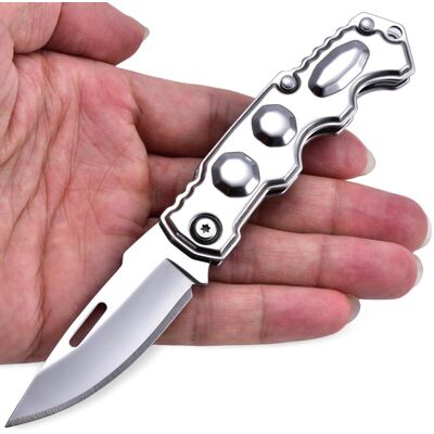 LUXUSKOLLEKTION Klappmesser Edelstahl Leichtes Zweihandmesser Edc Taschenmesser Für Camping & Outdoor LUXUSKOLLEKTION Klappmesser Edelstahl Leichtes Zweihandmesser Edc Taschenmesser Für Camping & Outdoor