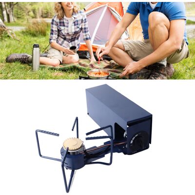 JUTE Tragbarer, Faltbarer Gaskocher, Outdoor-gaskocher, Camping-gaskocher, Gaskocher, Blau. JUTE Tragbarer, Faltbarer Gaskocher, Outdoor-gaskocher, Camping-gaskocher, Gaskocher, Blau.