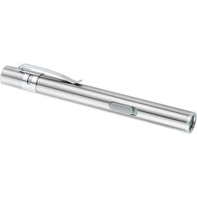 HEAT Led-taschenlampe Mit Usb-ladefunktion, Weißes Licht, Mini-stiftform Aus Edelstahl Für Den Außenbereich HEAT Led-taschenlampe Mit Usb-ladefunktion, Weißes Licht, Mini-stiftform Aus Edelstahl Für Den Außenbereich