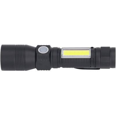 HEAT Wiederaufladbare Led-taschenlampe Mit Cob-led Und Magnetfuß HEAT Wiederaufladbare Led-taschenlampe Mit Cob-led Und Magnetfuß