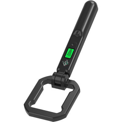 CARMDERING Wasserdichter Metalldetektor – Wasserdichter Und Faltbarer Schatzsucher – Golddetektor Mit Integriertem Kompass Und Licht CARMDERING Wasserdichter Metalldetektor – Wasserdichter Und Faltbarer Schatzsucher – Golddetektor Mit Integriertem Kompass Und Licht
