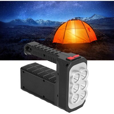 JUTE Led-taschenlampe Mit Großer Reichweite, 6 Leds, Usb-aufladbar, Multifunktional Mit Vier Beleuchtungsmodi, Wasserdicht Für Den Außeneinsatz, Ideal Für Abenteuer, Camping, Nachtläufe, Reparaturen Und Wa JUTE Led-taschenlampe Mit Großer Reichweite, 6 Leds, Usb-aufladbar, Multifunktional Mit Vier Beleuchtungsmodi, Wasserdicht Für Den Außeneinsatz, Ideal Für Abenteuer, Camping, Nachtläufe, Reparaturen Und Wa