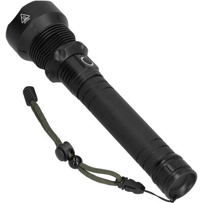 HEAT Led-taschenlampe, Usb-wiederaufladbar, Wasserdicht, Zoombar, 3 Leuchtmodi, 3,7 V–4,2 V, 20 W HEAT Led-taschenlampe, Usb-wiederaufladbar, Wasserdicht, Zoombar, 3 Leuchtmodi, 3,7 V–4,2 V, 20 W