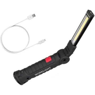 HEAT Autoreparatur-arbeitsleuchte, Magnetische, Faltbare, Drehbare Led-taschenlampe Mit Ladefunktion Und Usb-kabel HEAT Autoreparatur-arbeitsleuchte, Magnetische, Faltbare, Drehbare Led-taschenlampe Mit Ladefunktion Und Usb-kabel