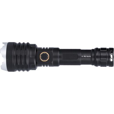HEAT Wasserdichte Led-taschenlampe Mit 20000 Lumen, 5 Modi, Einstellbarem Zoom, Usb-aufladbar, Notlicht Für Camping, Wandern Und Zuhause. HEAT Wasserdichte Led-taschenlampe Mit 20000 Lumen, 5 Modi, Einstellbarem Zoom, Usb-aufladbar, Notlicht Für Camping, Wandern Und Zuhause.