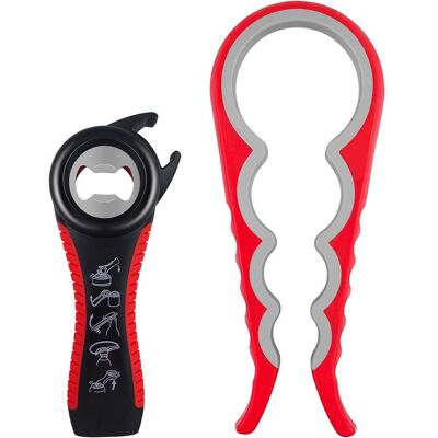 OEM 2-teiliger Manueller Glasöffner, Multifunktionaler 5-in-1-flaschenöffner, 4-in-1-flaschenöffner, Glasöffner Für Senioren, Kinder Und Menschen Mit Arthritis OEM 2-teiliger Manueller Glasöffner, Multifunktionaler 5-in-1-flaschenöffner, 4-in-1-flaschenöffner, Glasöffner Für Senioren, Kinder Und Menschen Mit Arthritis