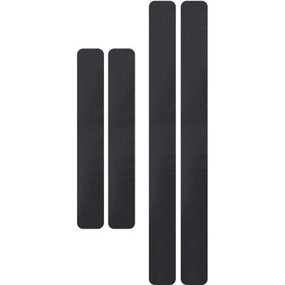 HEAT 4-teiliger Autoaufkleber Aus Kratzfester Carbonfaser-optik, Kratzschutzfolie, Geeignet Für Verschiedene Fahrzeuge HEAT 4-teiliger Autoaufkleber Aus Kratzfester Carbonfaser-optik, Kratzschutzfolie, Geeignet Für Verschiedene Fahrzeuge