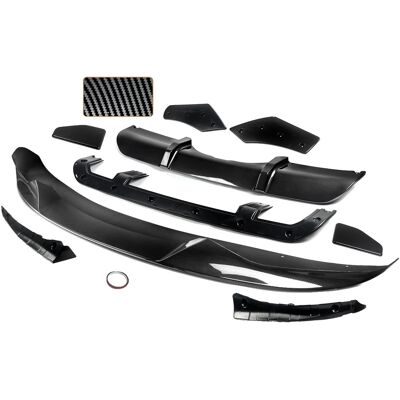 OEM Heckstoßstangendiffusor, Robuster Abs-kunststoff, Direkter Austauschsatz, Carbonfaser-optik OEM Heckstoßstangendiffusor, Robuster Abs-kunststoff, Direkter Austauschsatz, Carbonfaser-optik