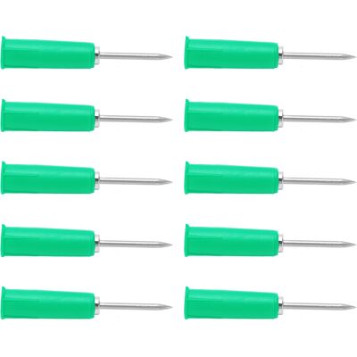 HEAT 10 Stück Bananenstecker-durchdringungsspitzen, Pvc-optik, 2 Mm/0,08 Zoll Auf 4 Mm/0,16 Zoll Konvertierungs-isolierstifte Für Multimeter, Grün HEAT 10 Stück Bananenstecker-durchdringungsspitzen, Pvc-optik, 2 Mm/0,08 Zoll Auf 4 Mm/0,16 Zoll Konvertierungs-isolierstifte Für Multimeter, Grün