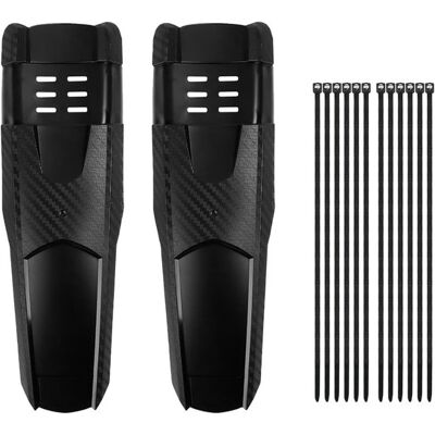 OEM Set Mit 2 Universellen Mountainbike-schutzblechen In Carbonfaser-optik Flexibles Pp-material Inklusive Montagekabel Geeignet Für Vorder Und OEM Set Mit 2 Universellen Mountainbike-schutzblechen In Carbonfaser-optik Flexibles Pp-material Inklusive Montagekabel Geeignet Für Vorder Und
